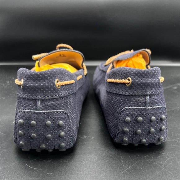 New In Box Tod’s Navy Laccetto Gommini 122 Men Size US 9.5 - Picture 6 of 8